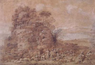 Claude Lorrain Landscape with Psyche (mk17) oil painting image